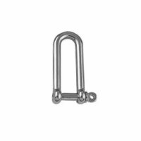 Скоба такелажная D-образная удлиненная 10 мм АРТ 8259 нержавеющая сталь А4